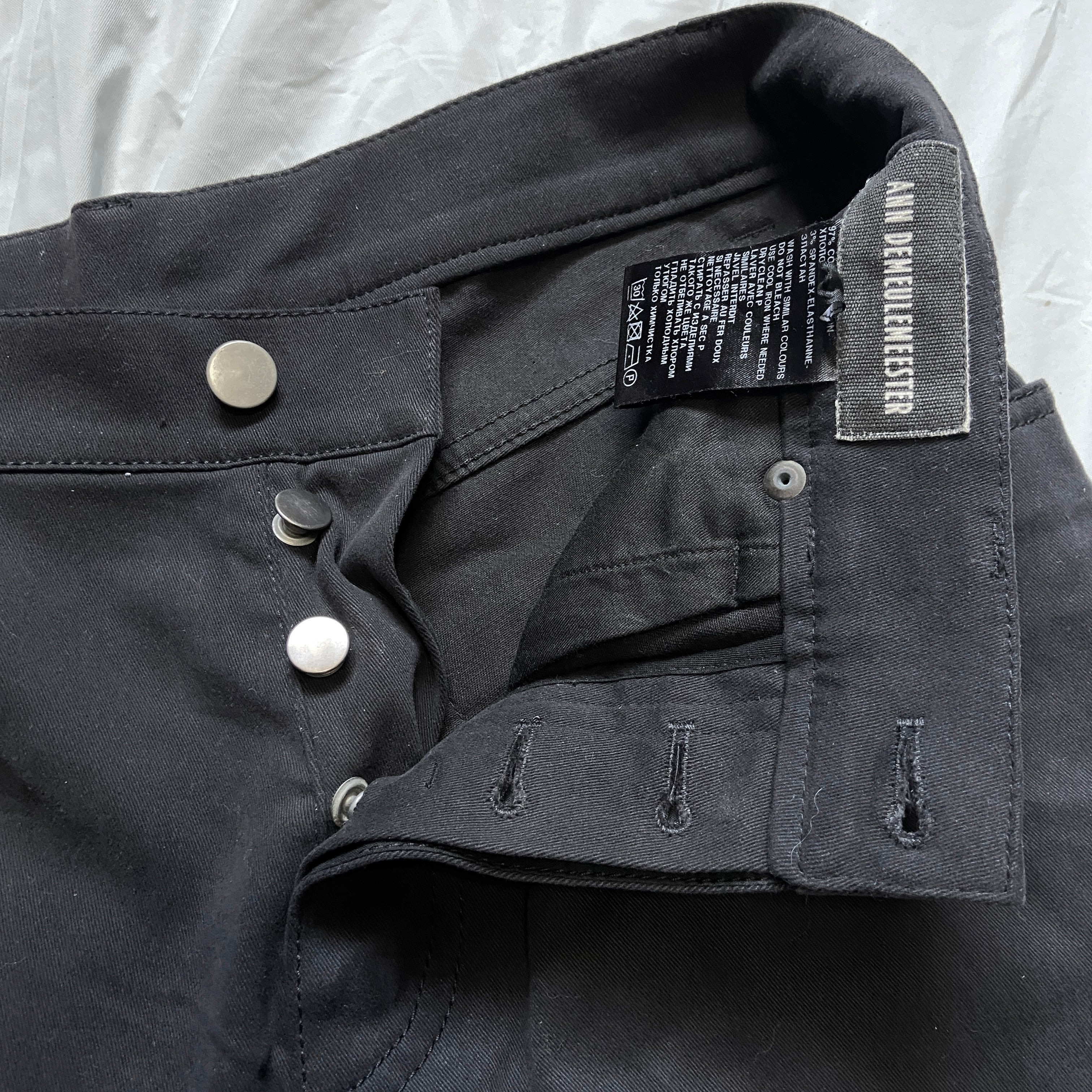 Ann Demeulemeester fw12 runway skinny jeans pants - 6