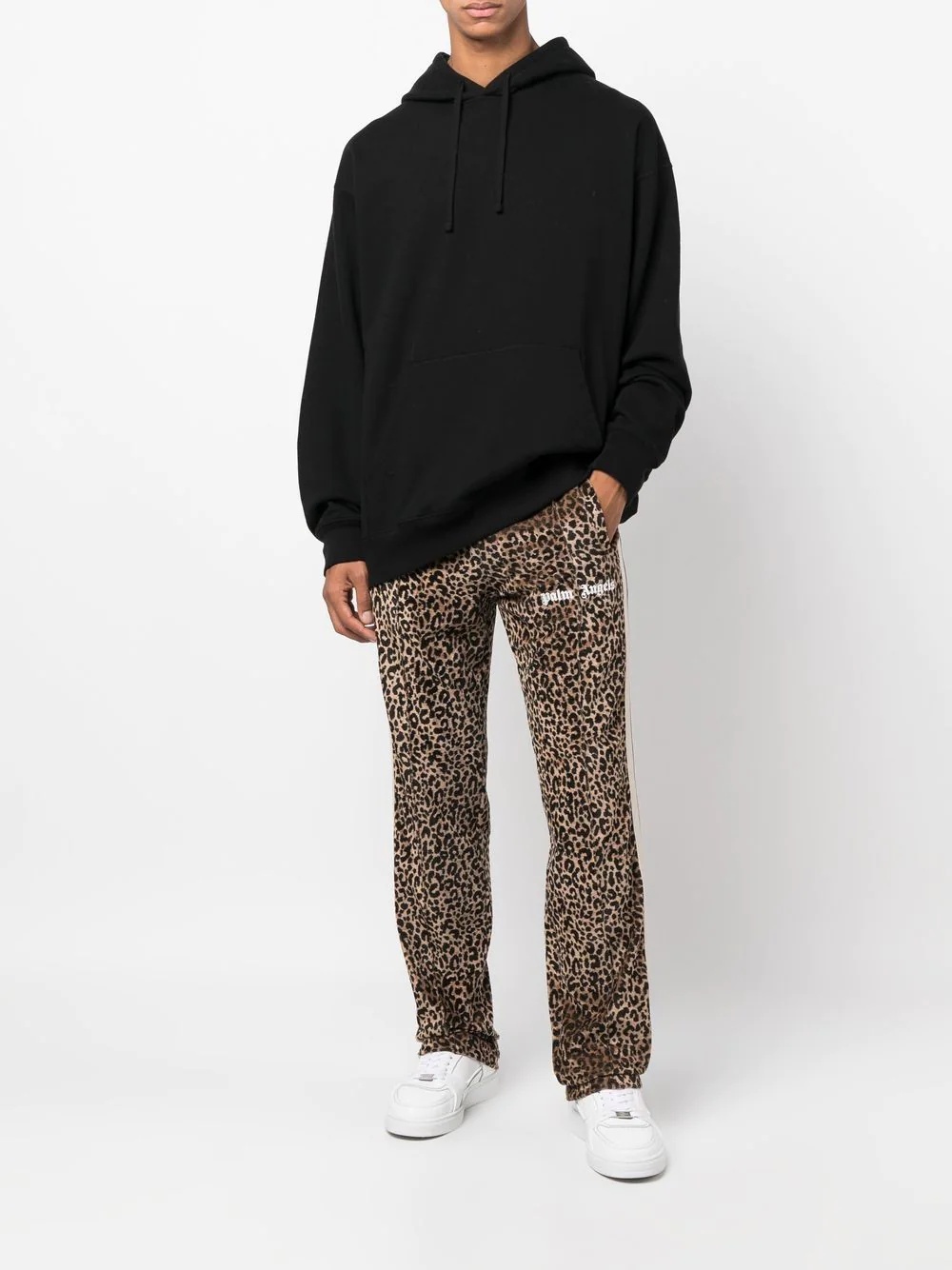 leopard-print track pants - 2