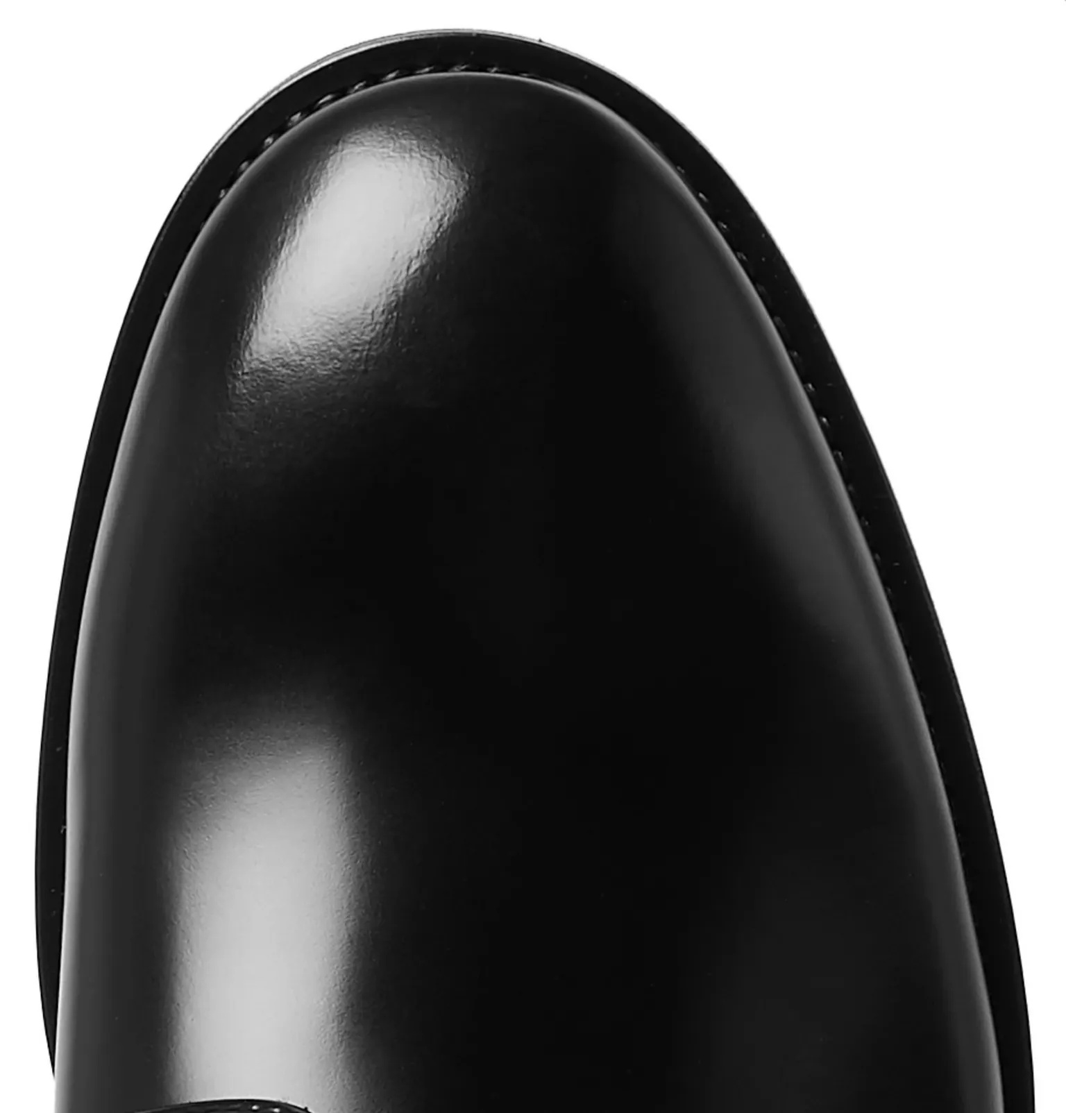 Ludlow Polished-Leather Derby Shoes - 11
