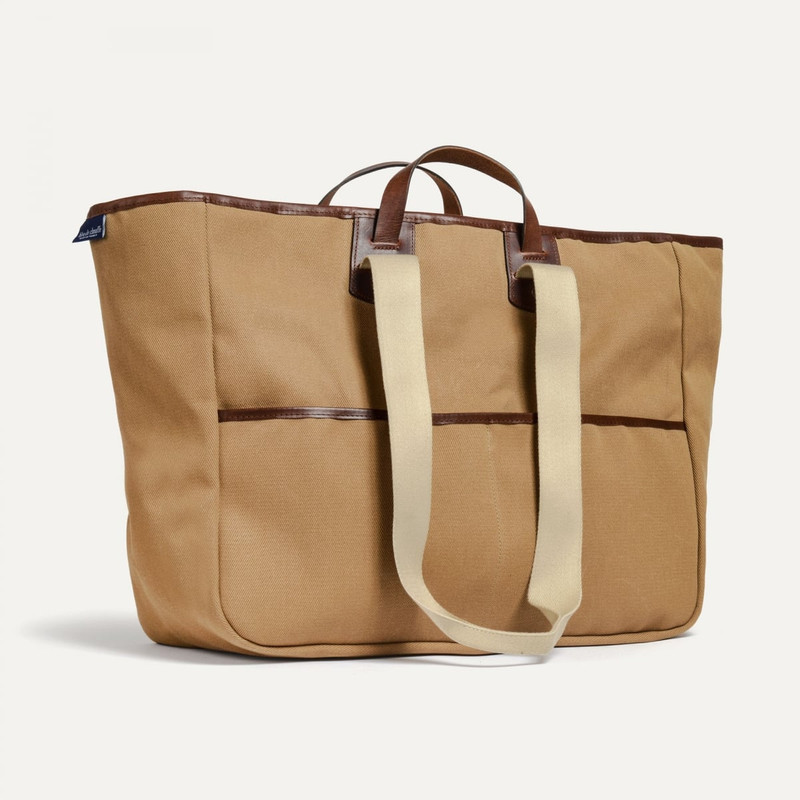 Bleu de Chauffe MÉLO 48H TOTE BAG   -  CAMEL outlook