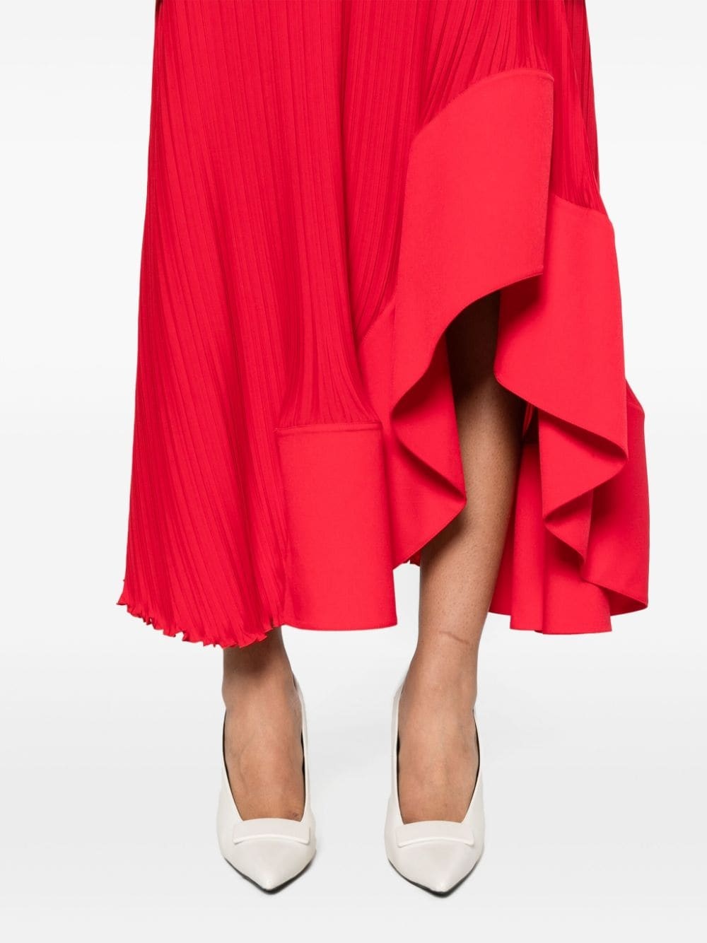 plissÃ©-effect dress - 5