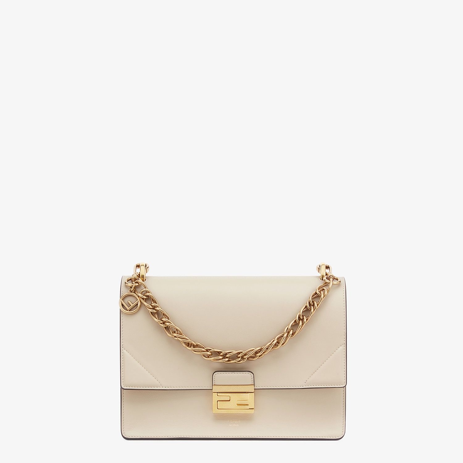 Beige leather bag - 1