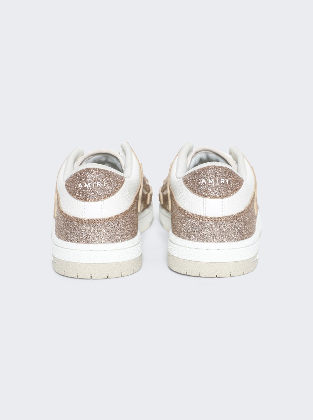 Shimmer Skel Top Low Sneaker White Gold - 5