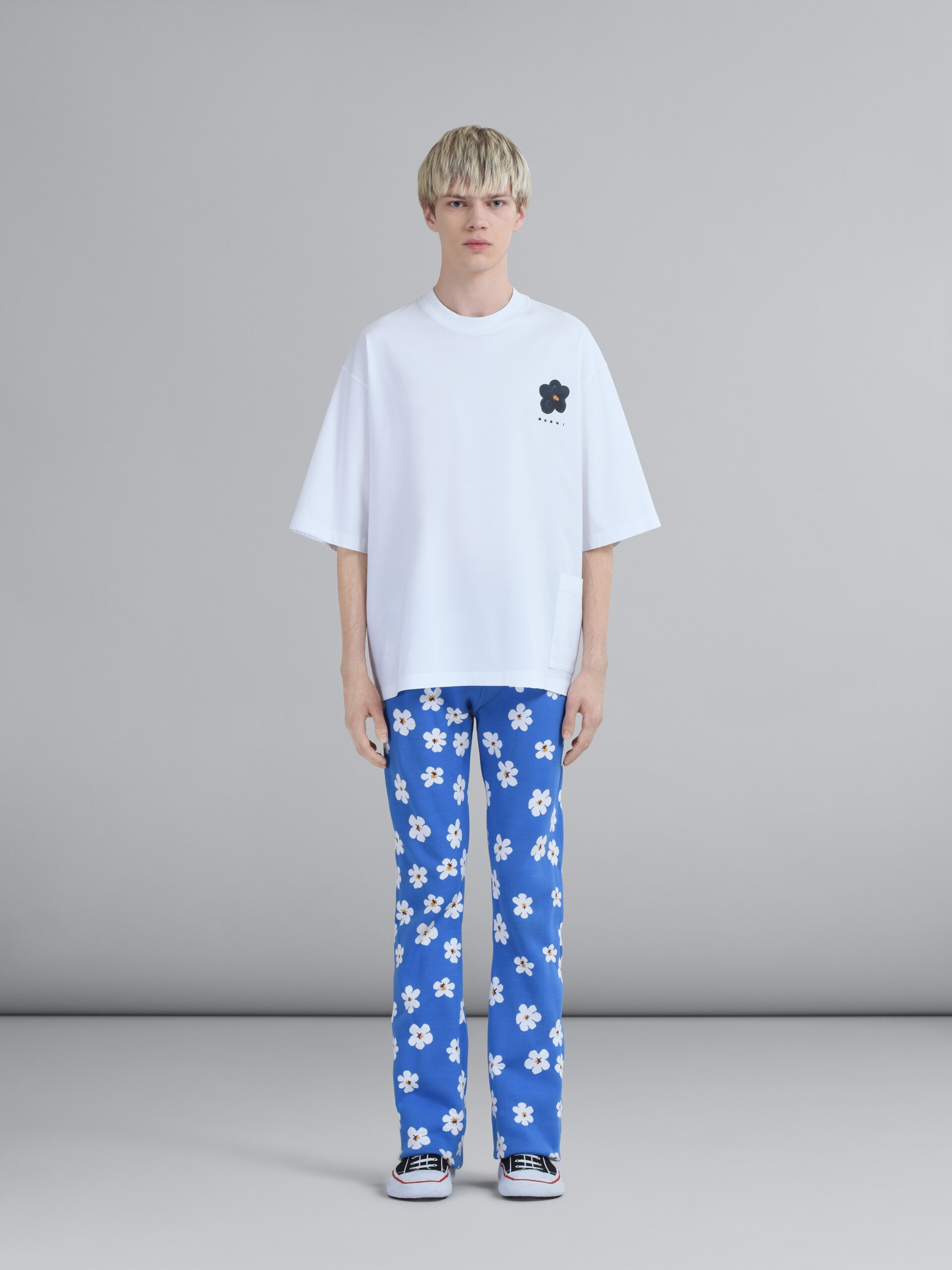 DAISY JACQUARD PANTS - 2