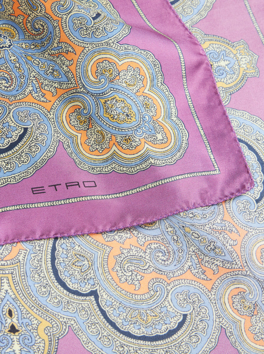 FLORAL SILK POCKET SQUARE - 2