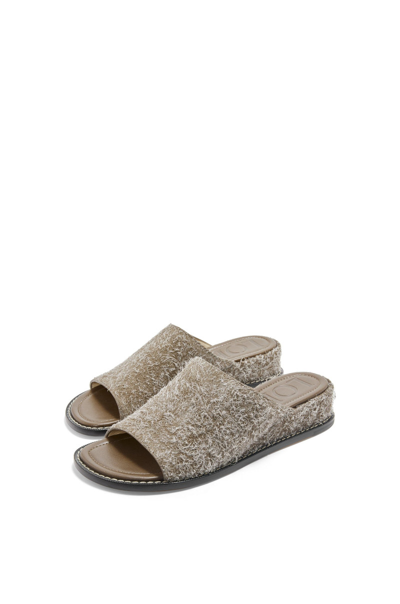 Ladera mule in brushed suede 3