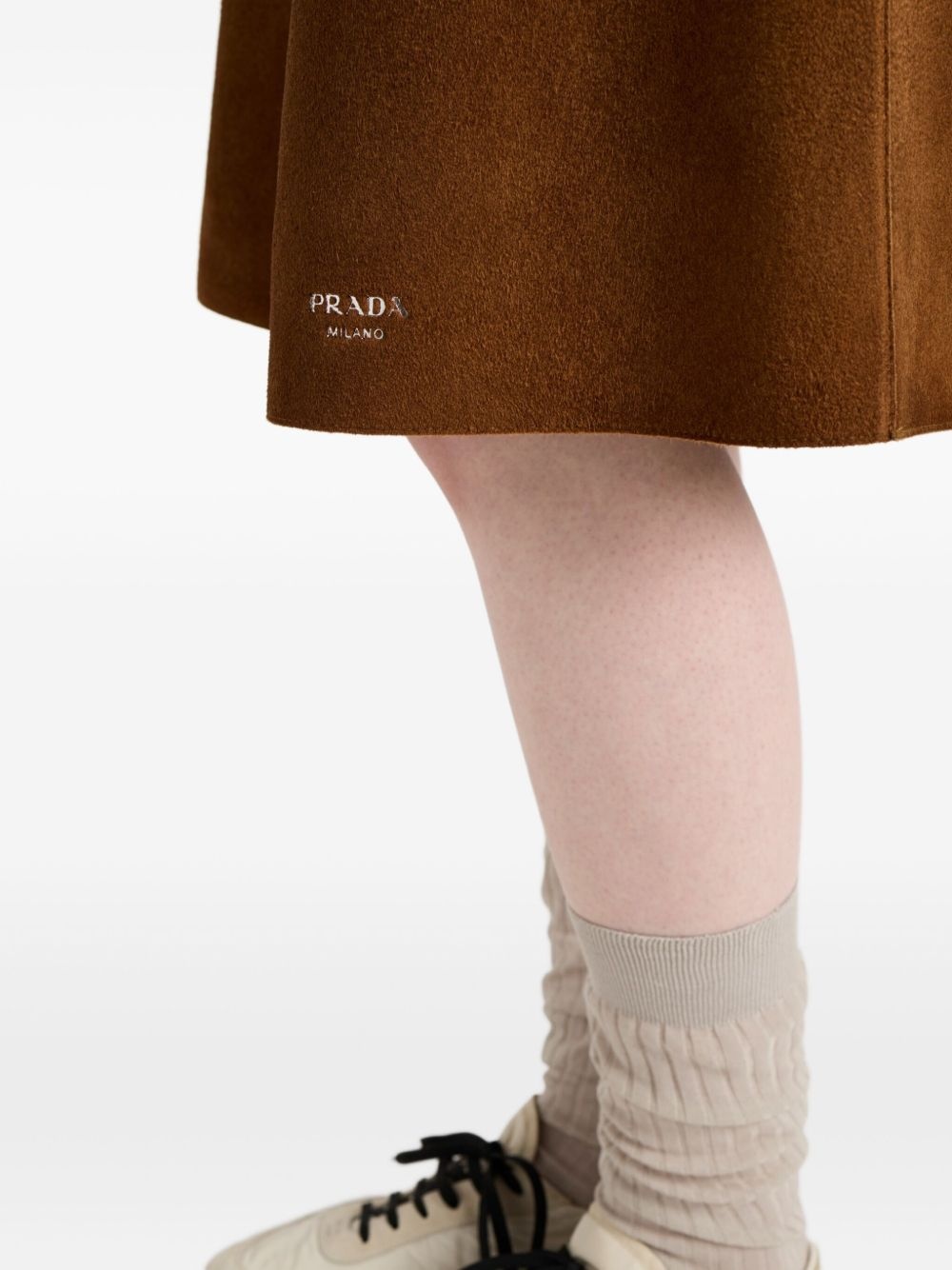 スカート PRADA Dark Brown Cotton Reversible Skirt Prada Dark Brown Cotton Reversible Skirt | italist