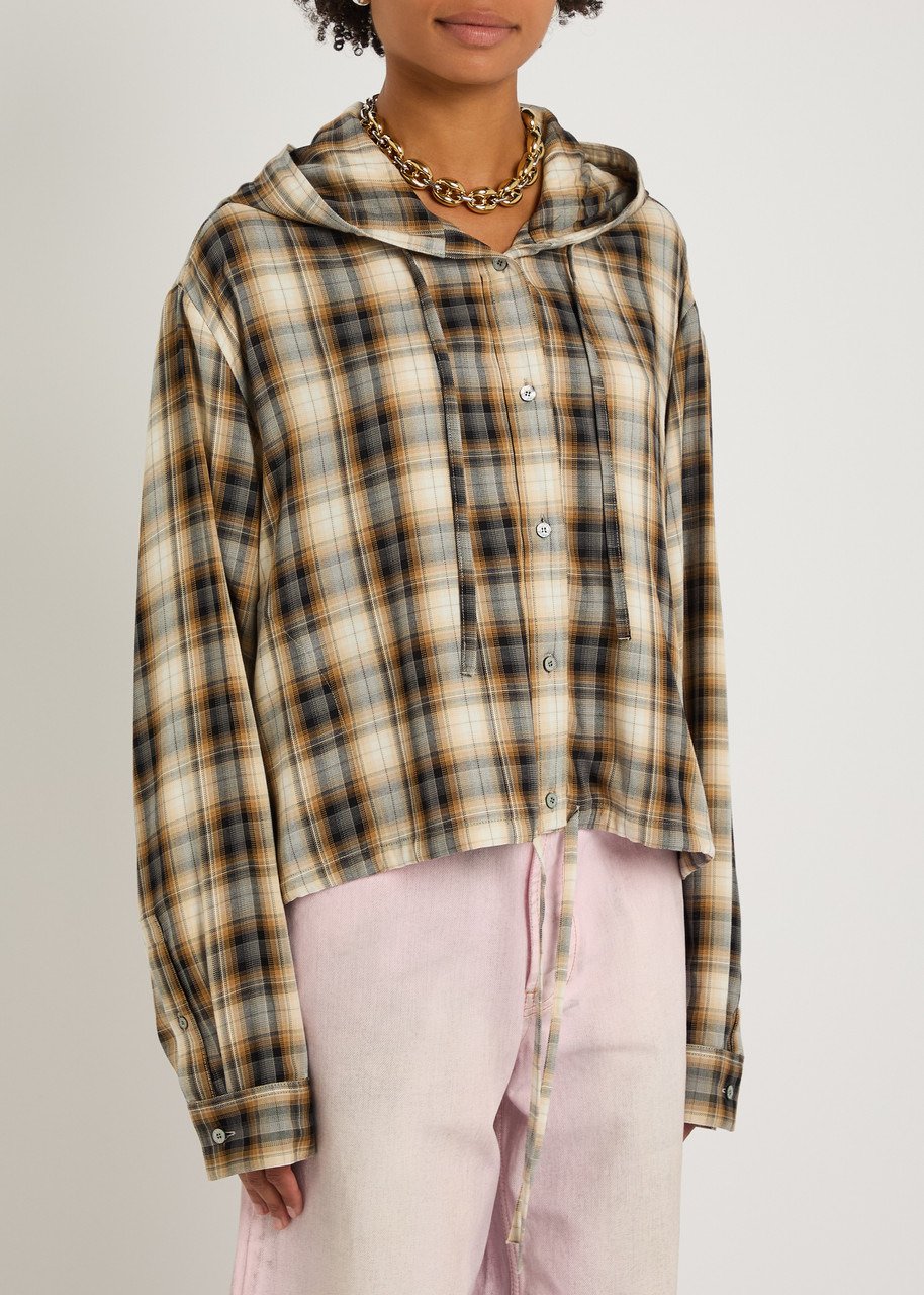 Acne Studios Hooded Woven Shirt - 2