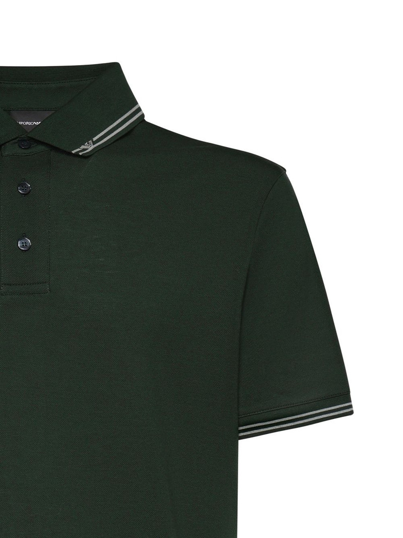 stripe-detail polo shirt 3