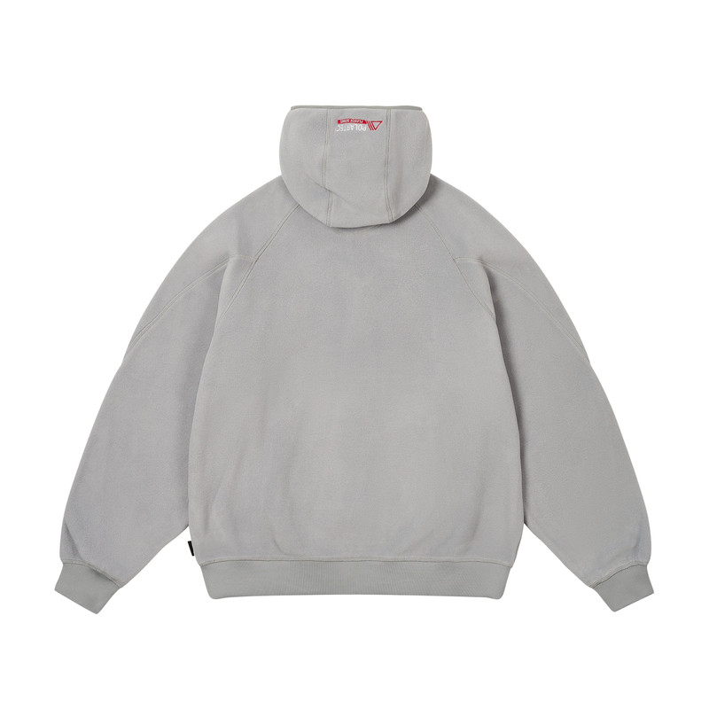 PALACE POLARTEC SHADOW HOOD GREY outlook