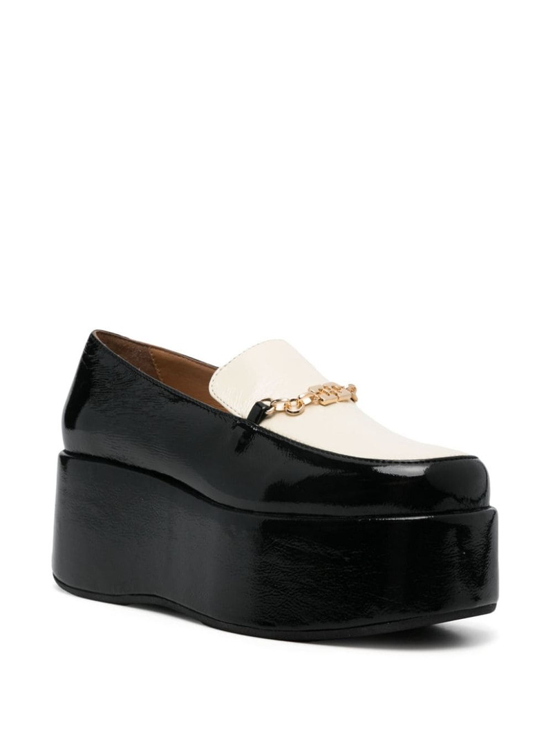 GANNI 70mm platform loafers outlook