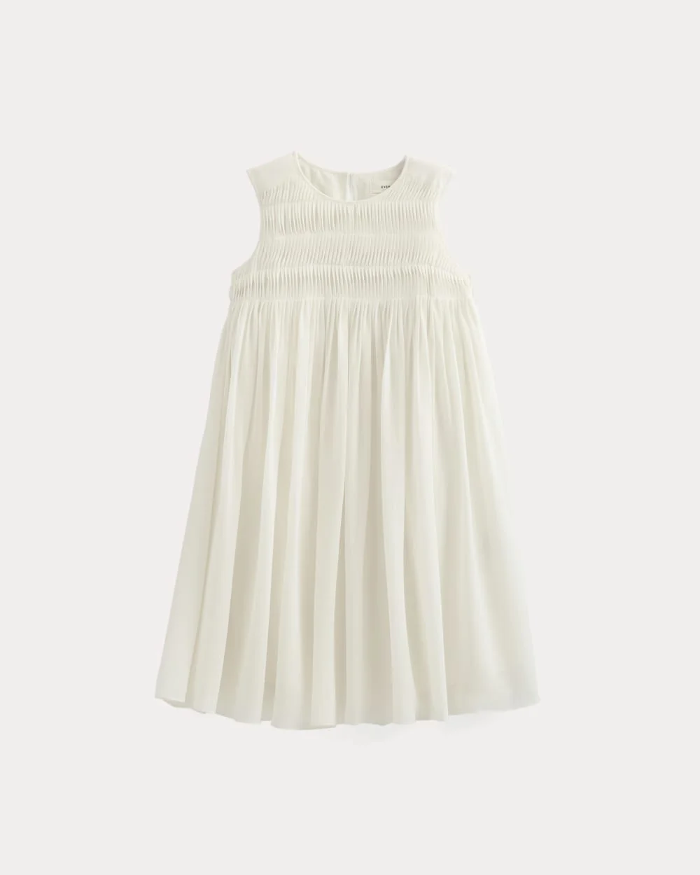 TWISTED PLEATED MINI DRESS IN SILK GEORGETTE - 1