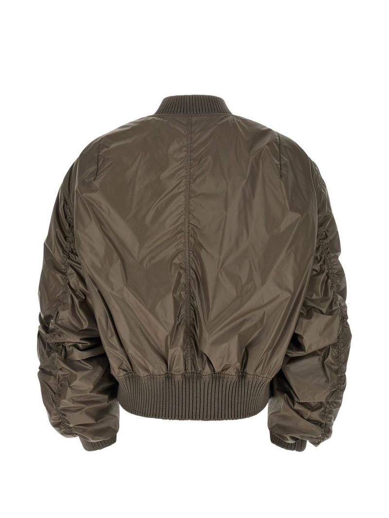 Rick Owens Secchia Flight ribbed-knit bomber jacket outlook