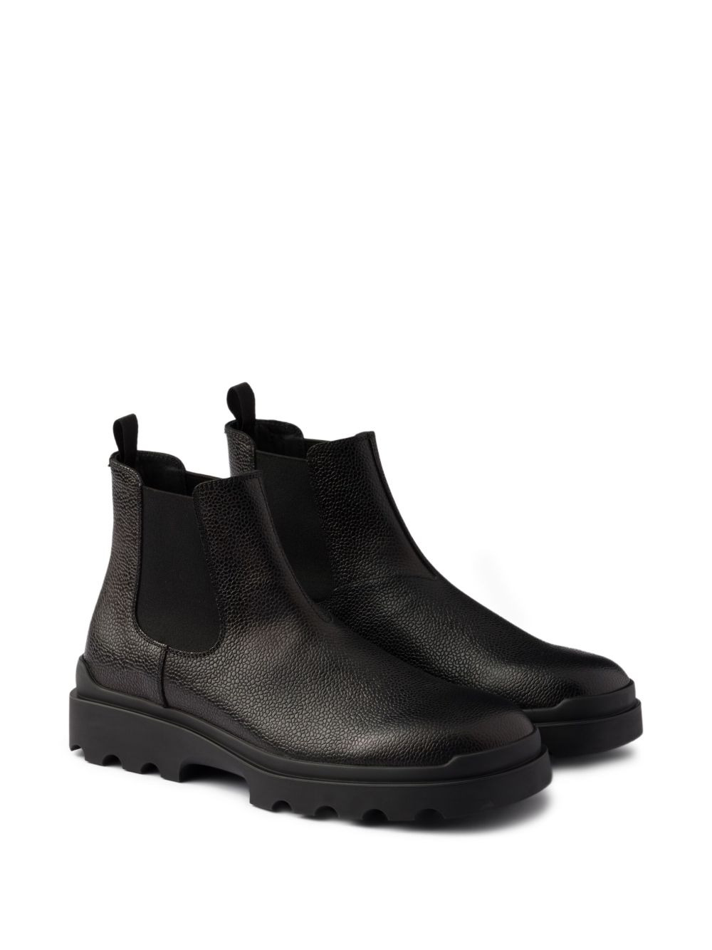 elastic-panelled rubber-sole boots - 2