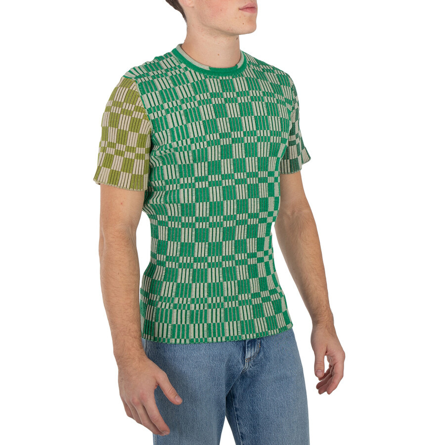 Jacquemus Men's Multi-Green Le T-Shirt Gelati Top - 2