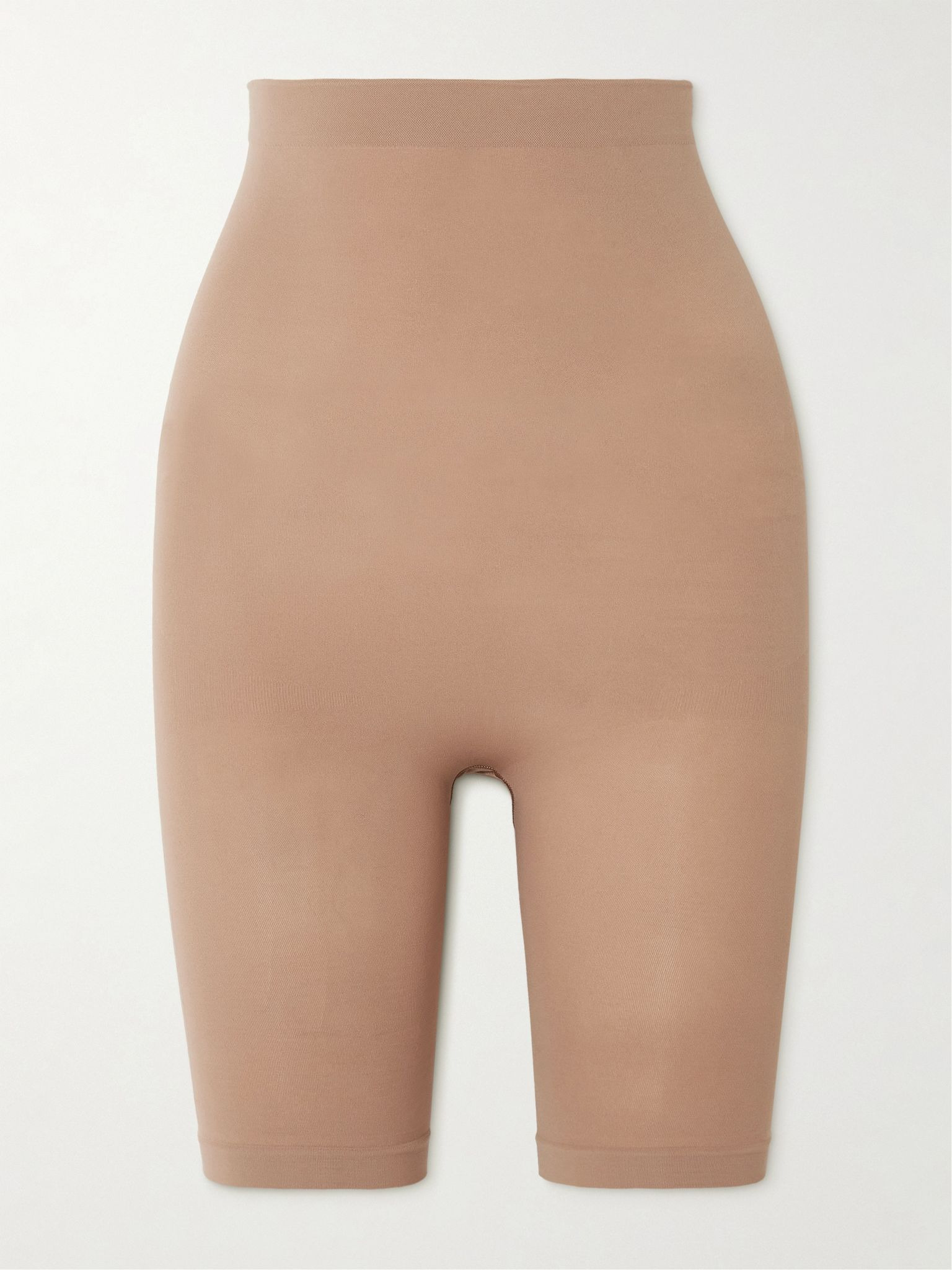 Seamless High-Waisted Above The Knee Short - Sienna Beige - 1