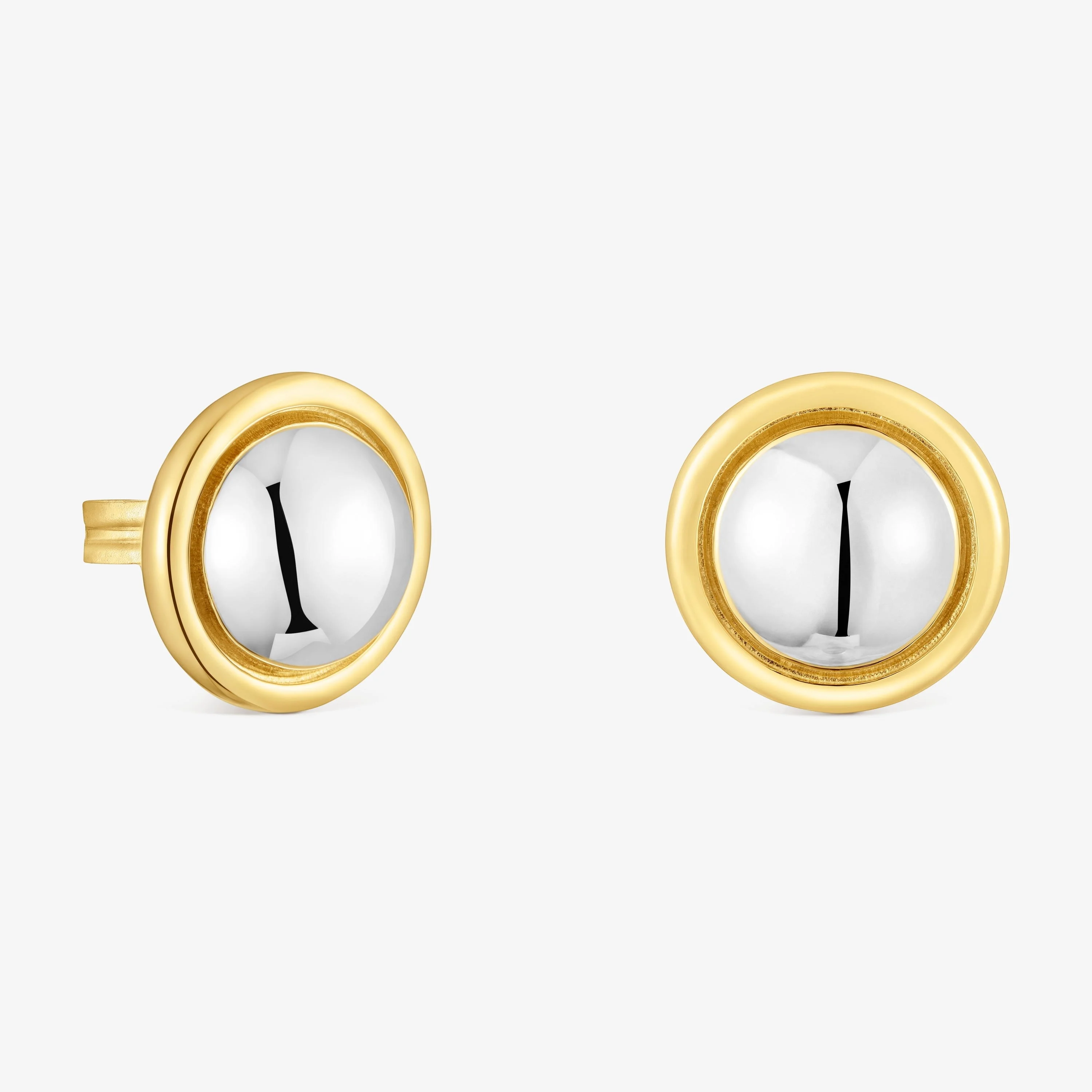 Two-tone Earrings Plump - 1