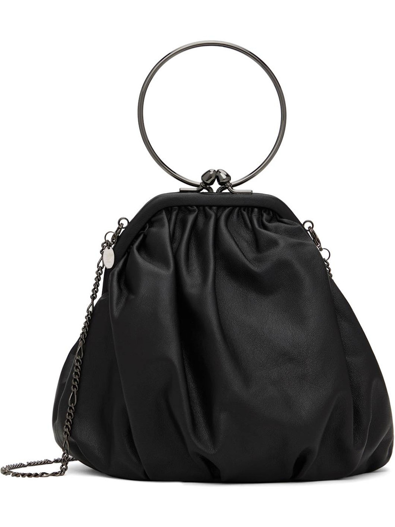 Black Clasp Drape Bag 1