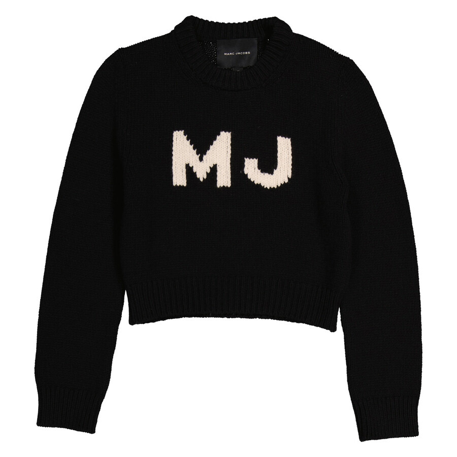 Marc Jacobs Black Wool The Shunken Sweater - 5