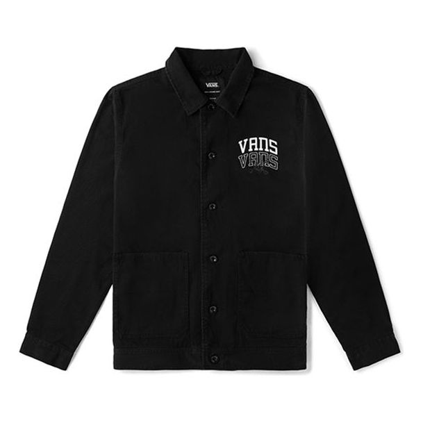 Vans New Varsity Drill Chore Coat Jacket 'Black' VN0A5DYSBLK - 1