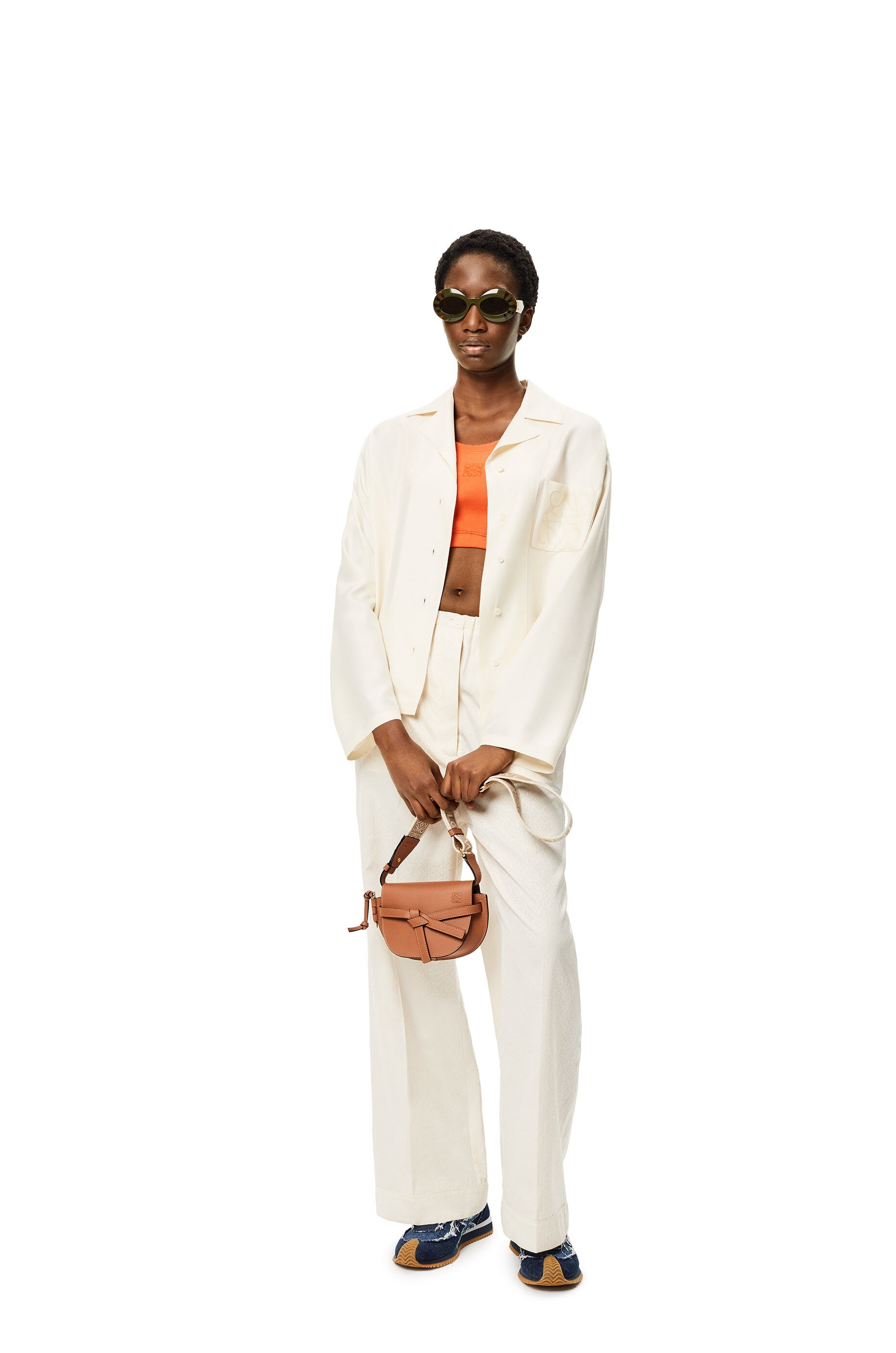 Anagram pyjama trousers in silk and cotton - 2