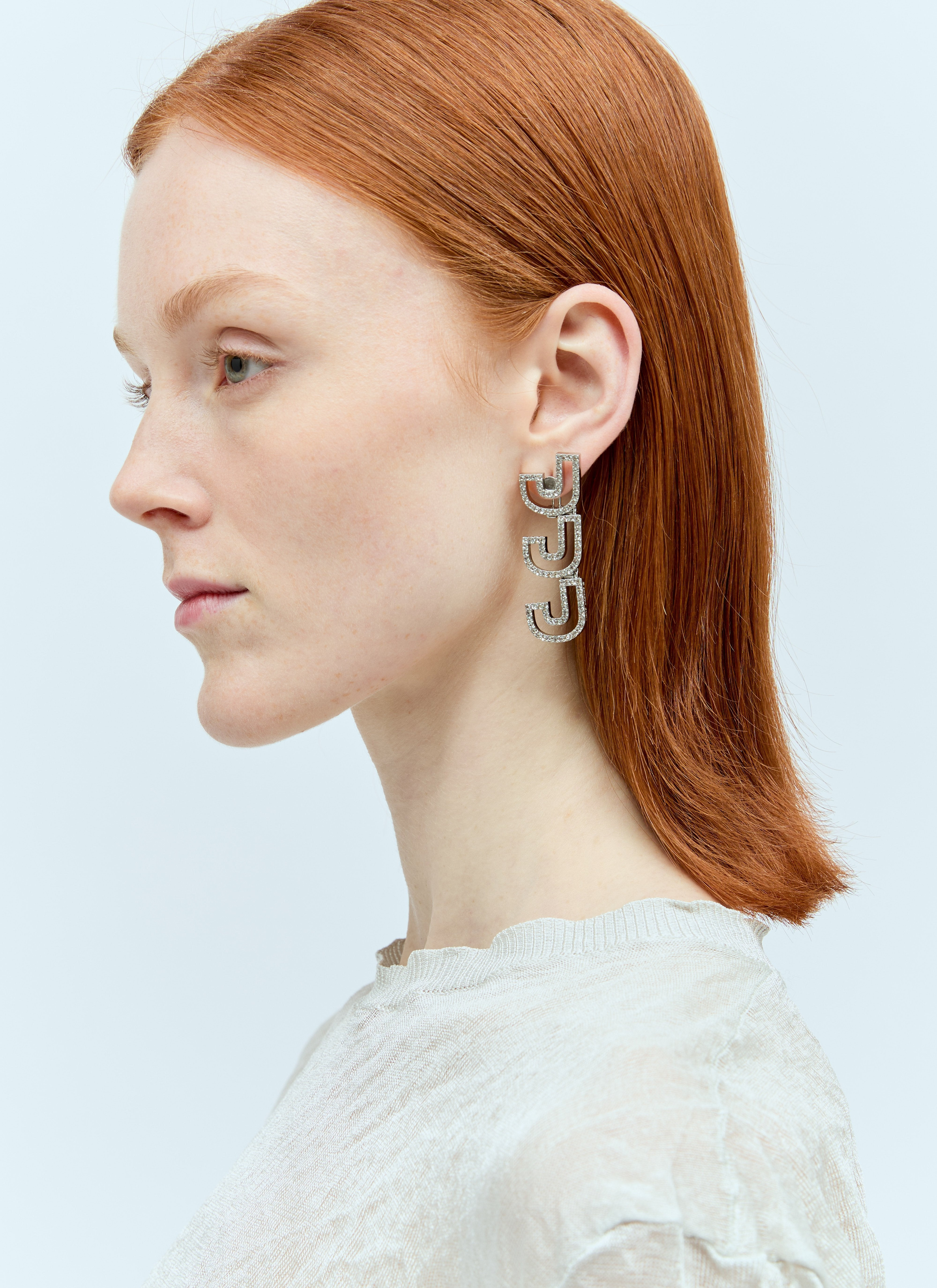 Marc Jacobs Women Mj Logo Earrings - 2