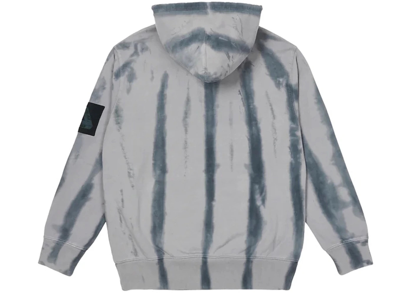 Palace Zebra Tie Dye Hood Black - 2