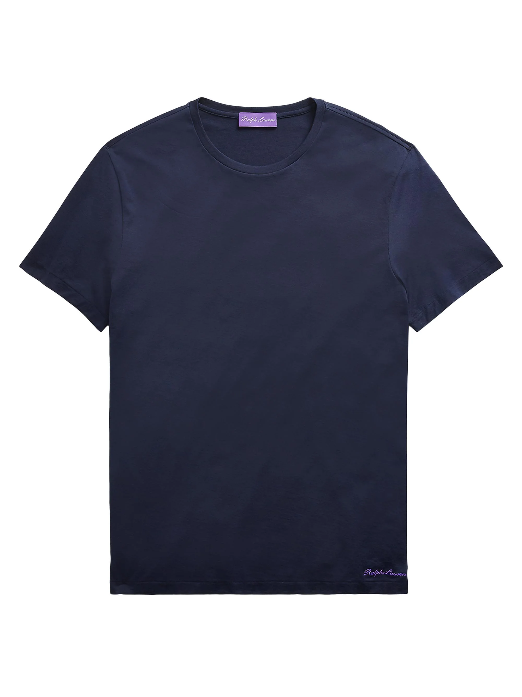 Men's Short-Sleeve Crewneck Cotton Tee - Classic Chairman Navy - 1