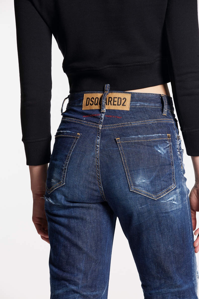 DARK RIPPED WASH BOSTON JEANS - 4