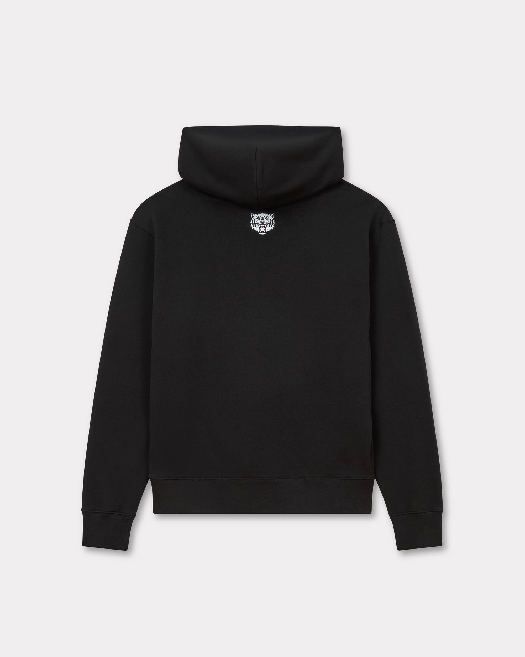 'KENZO Happy Tiger' embroidered hoodie in cotton - 2