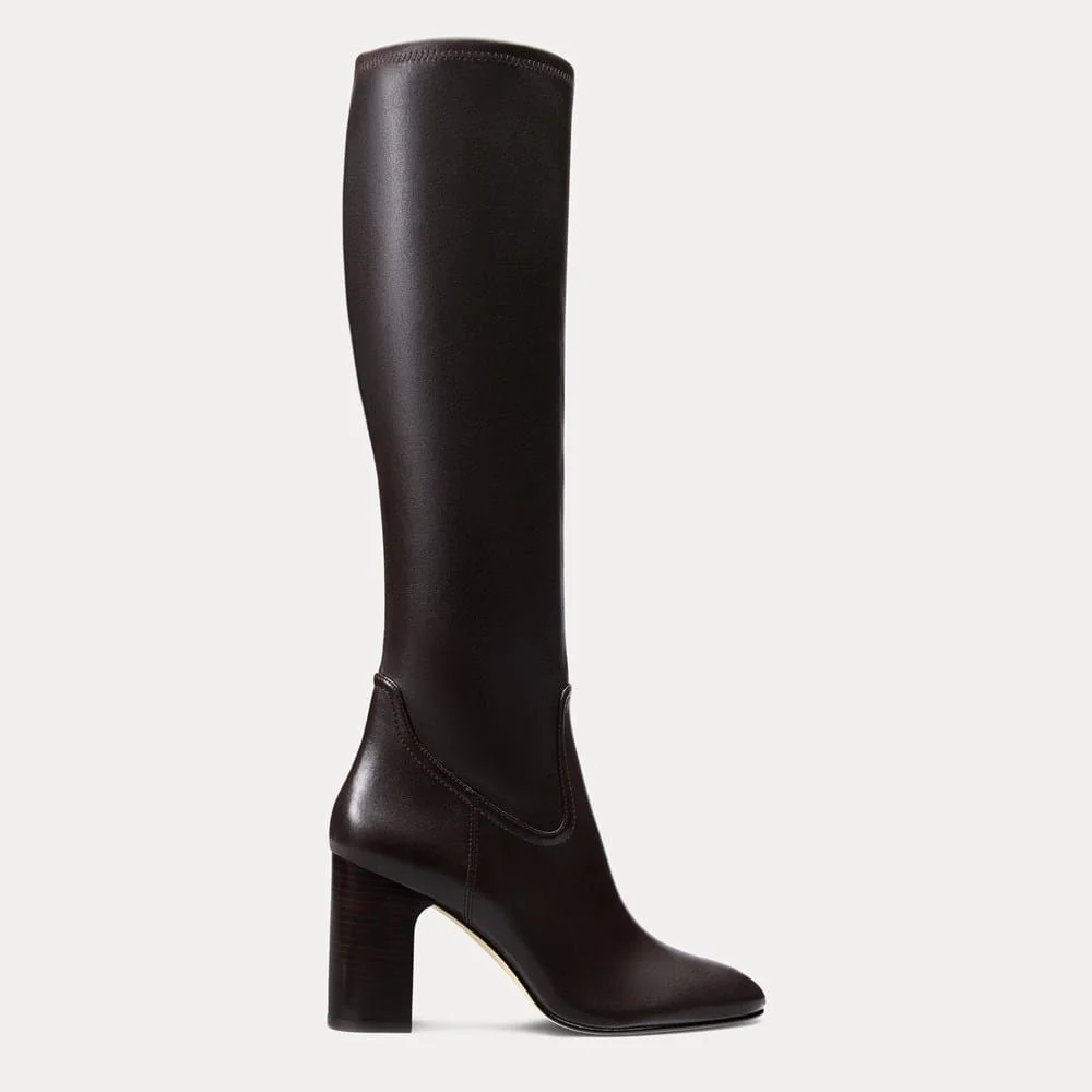 MULBERRY STRETCH KNEE-HIGH BOOT - 1