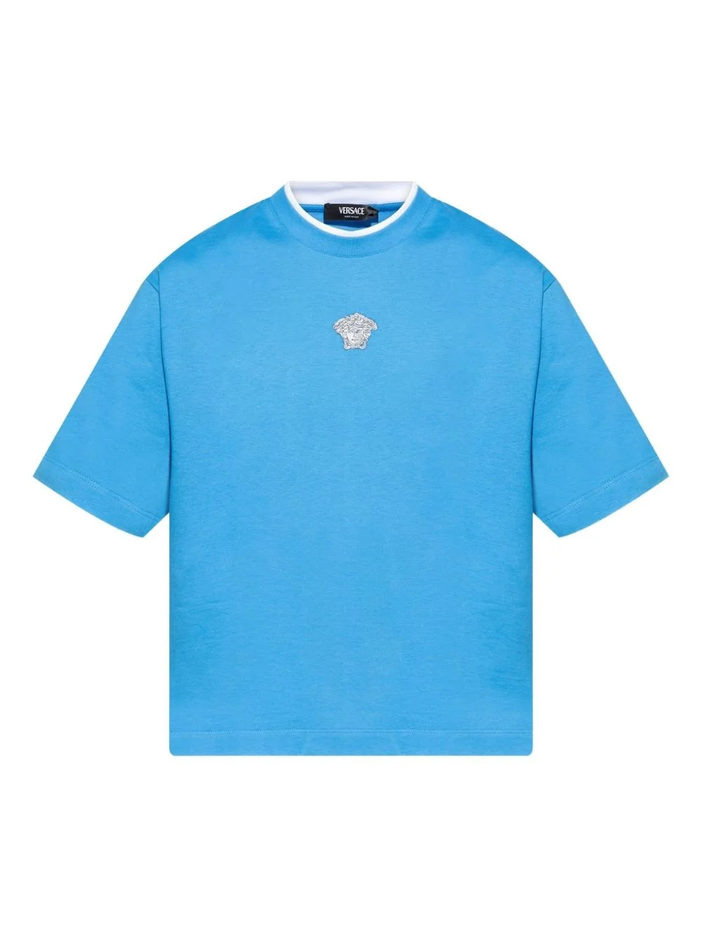 Medusa-embroidered T-shirt - 1