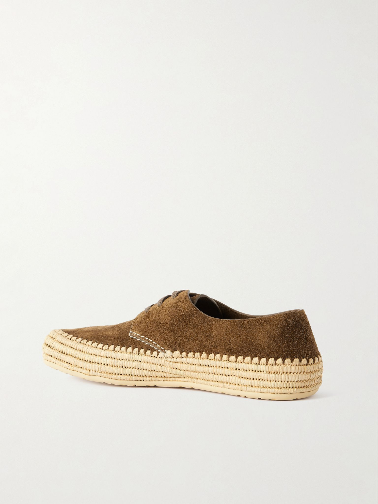 Rio Suede Espadrilles Brown - 4