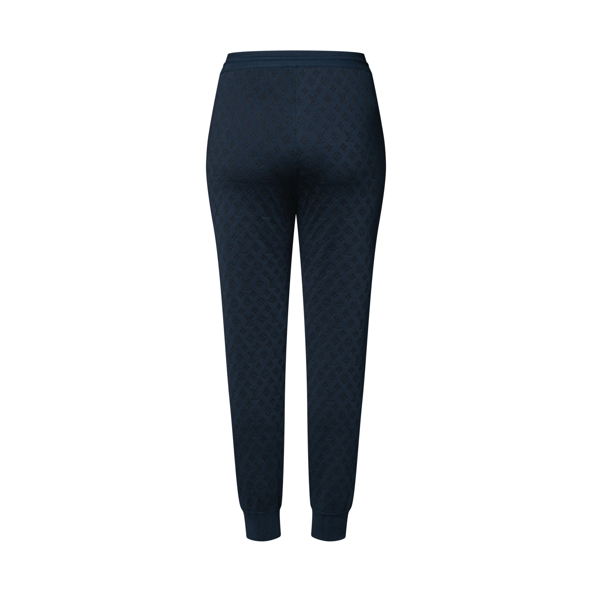 Monogram Jacquard Knit Jogging Pants - 3