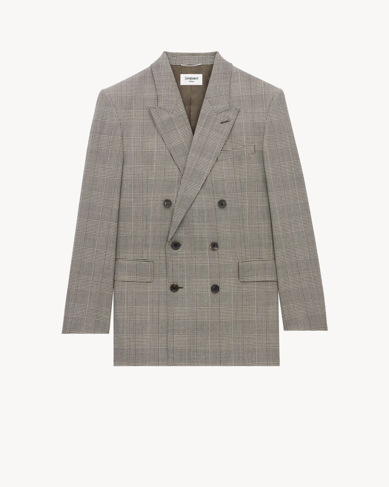 JACKET IN PRINCE OF WALES WOOL 1