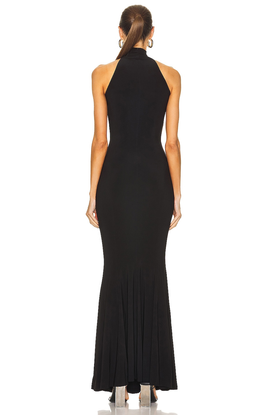 Turtleneck Strapless Fishtail Gown - 3