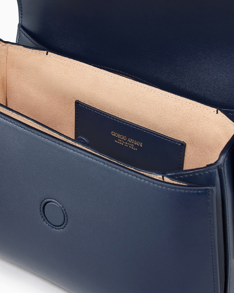 Large palmellato leather La Prima bag 4