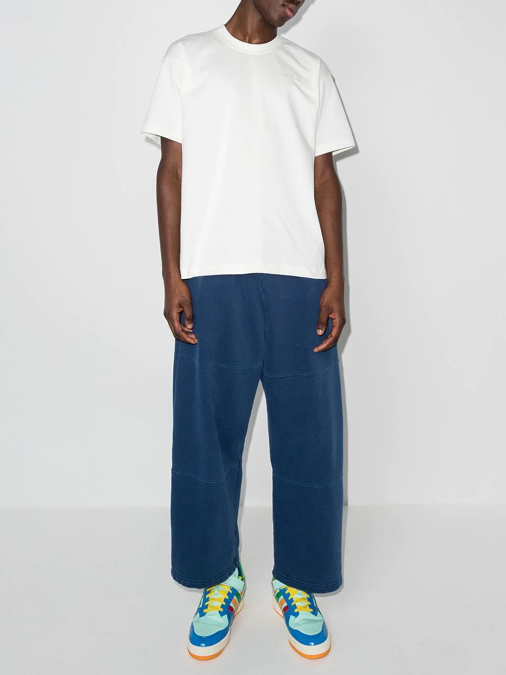 x Pharrell Williams Basics embroidered logo T-shirt - 5