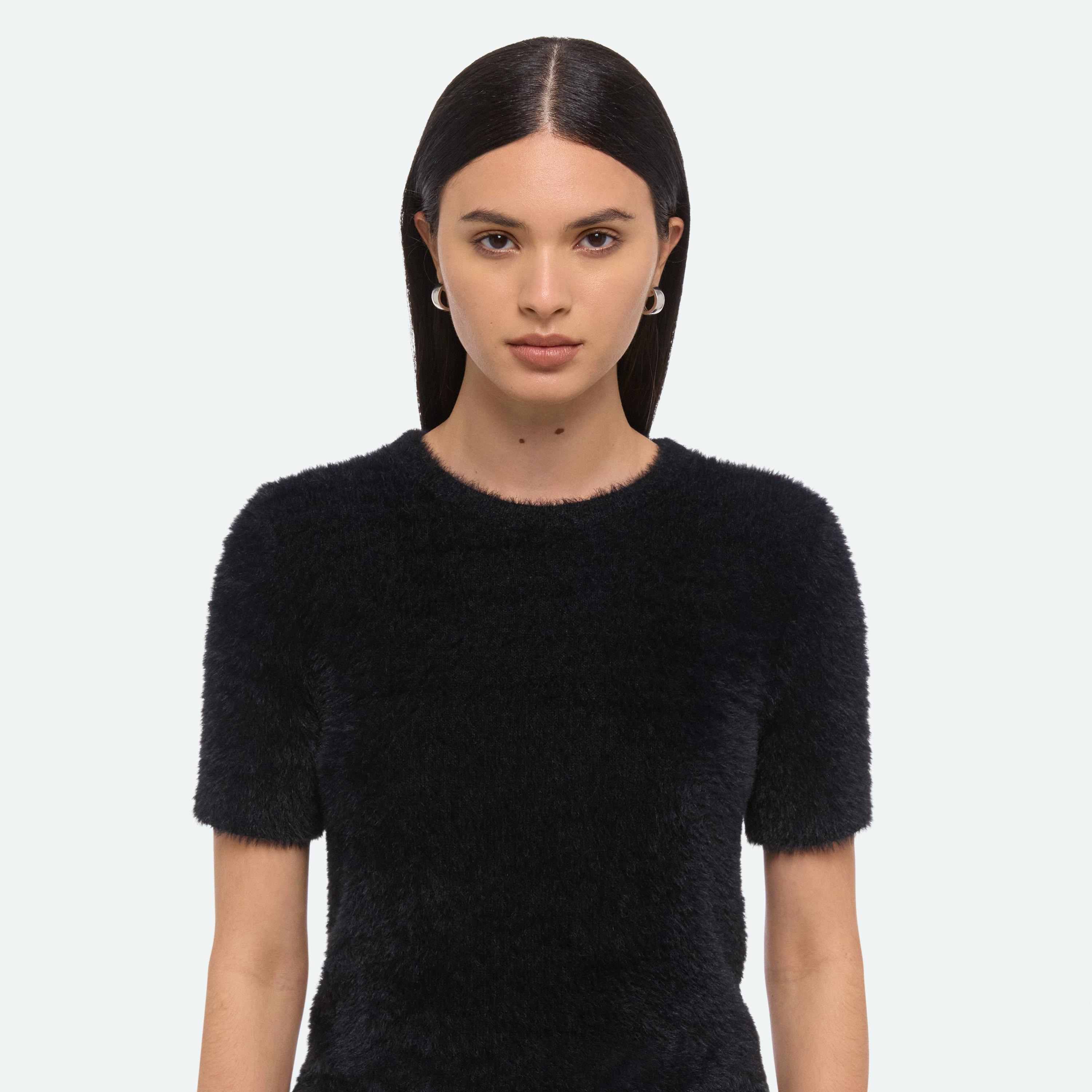 CROPPED SWEATER TEE - 7