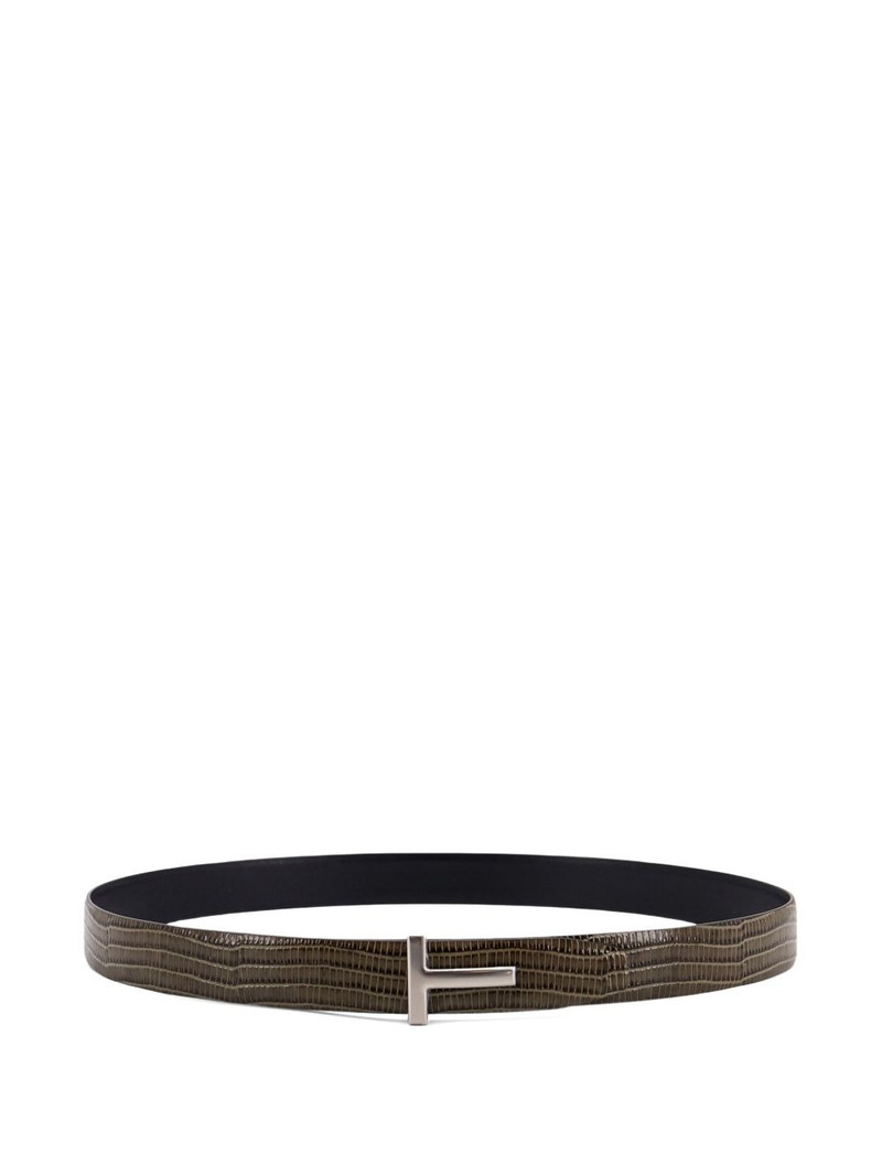 TOM FORD logo-buckle belt outlook