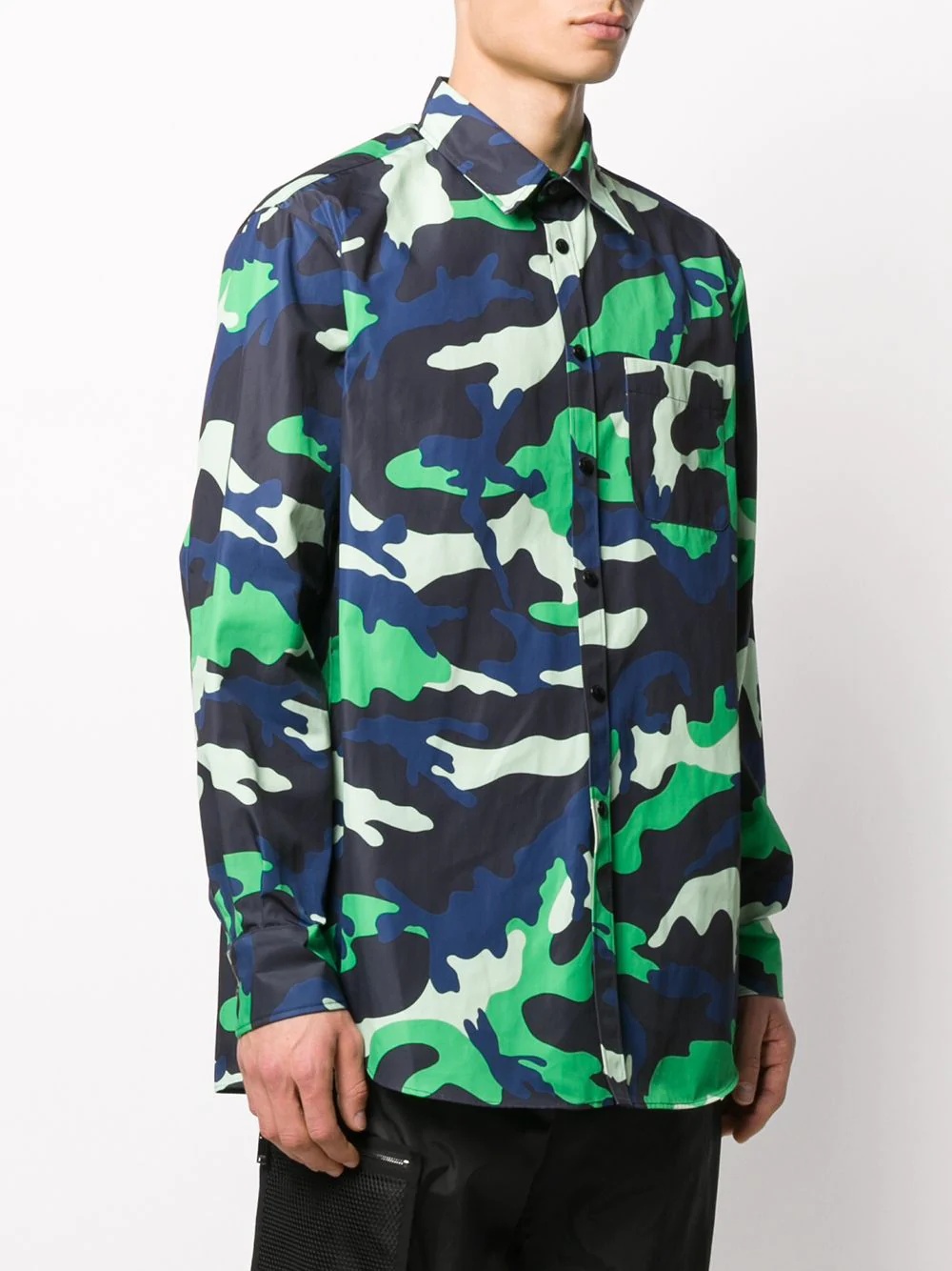 camouflage print shirt - 3