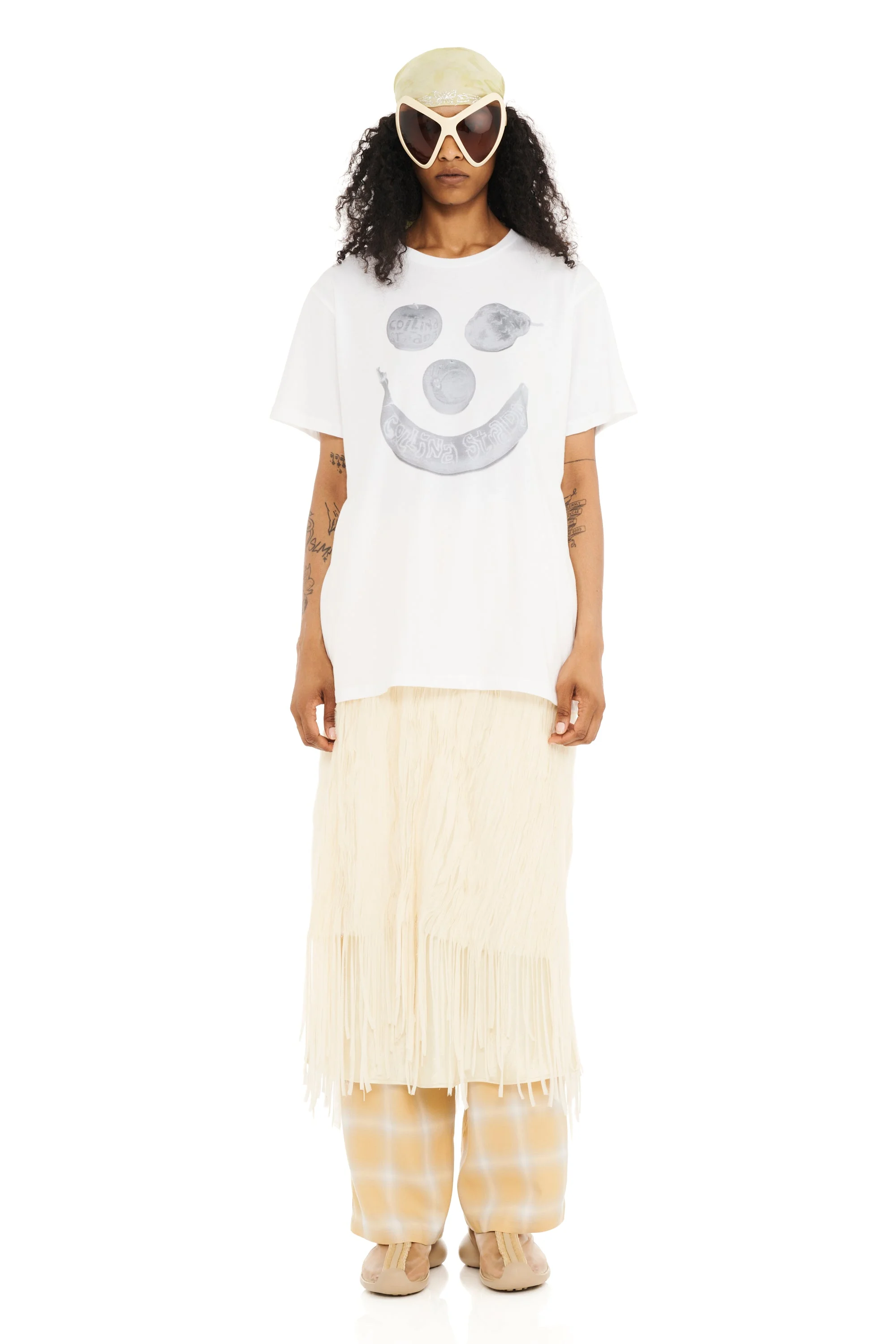 BANANA X-RAY GRAPHIC TEE IN WHITE - 1