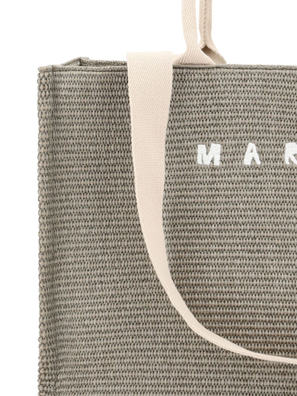 logo-embroidered tote bag - 4