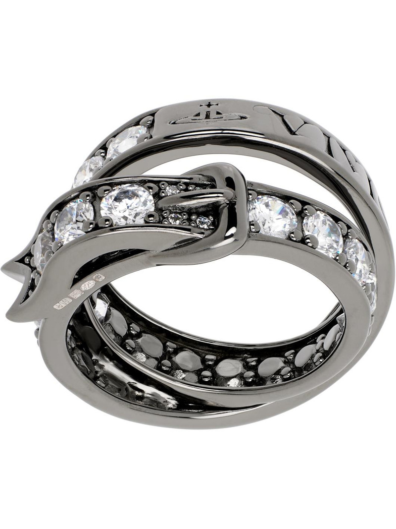 Gunmetal Belt Ring 1