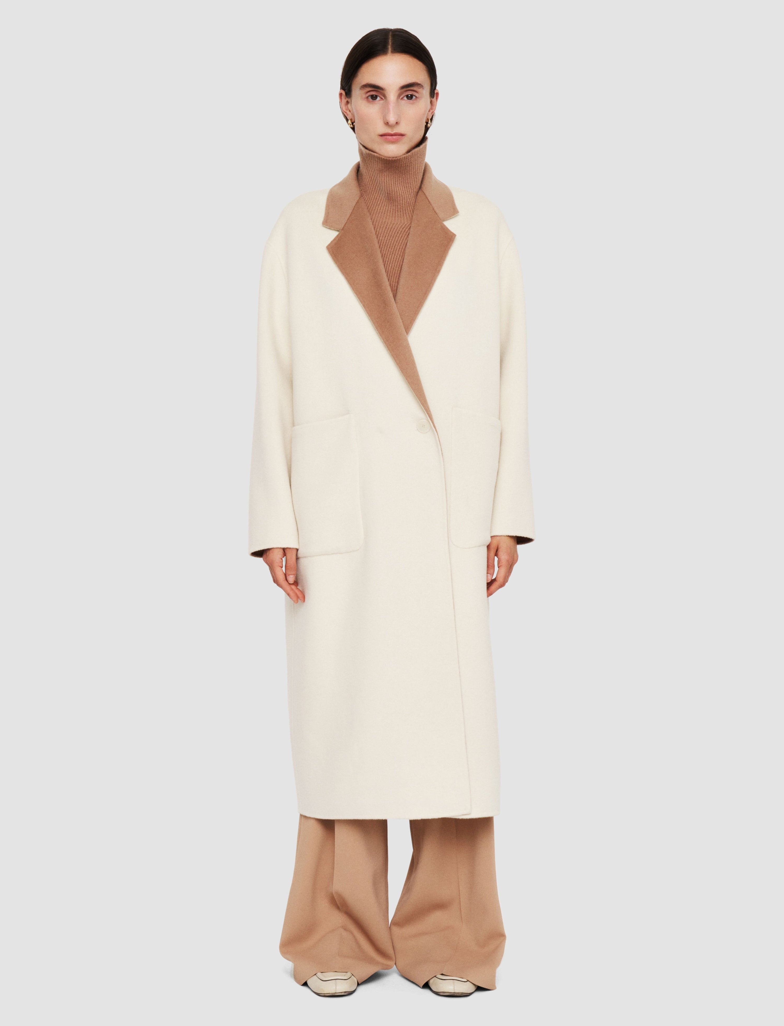 Edmond Reversible Double Face Cashmere Coat - 4