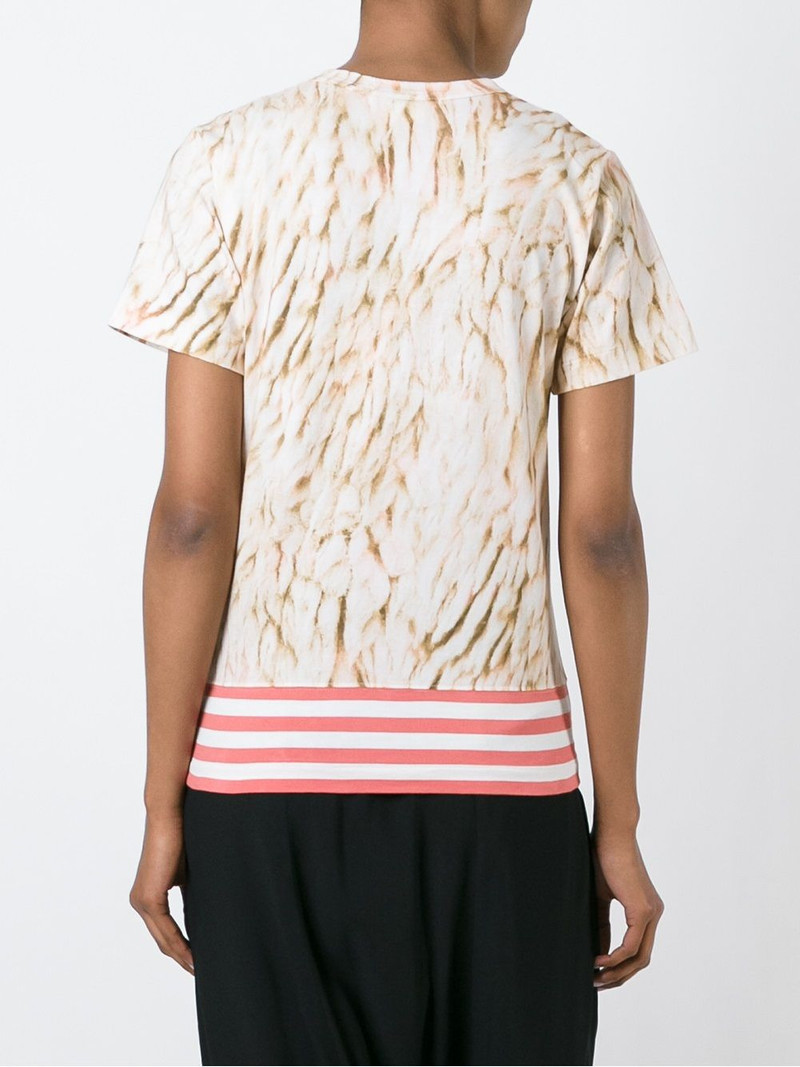 abstract print T-shirt 5