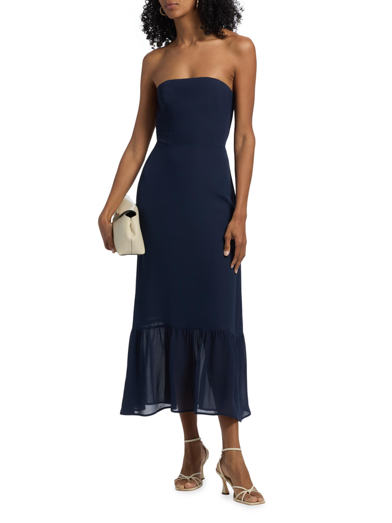 Women's Arta Strapless Midi-Dress - Navy 3