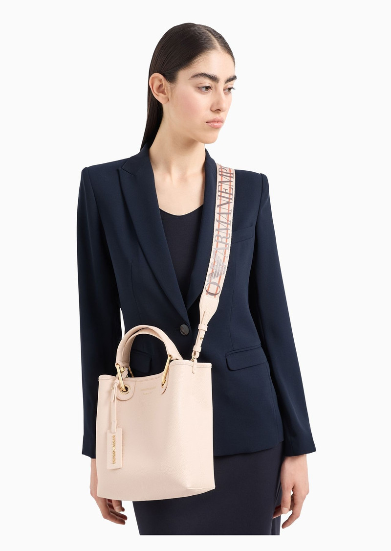 Deer-print MyEA vertical shopper bag 8