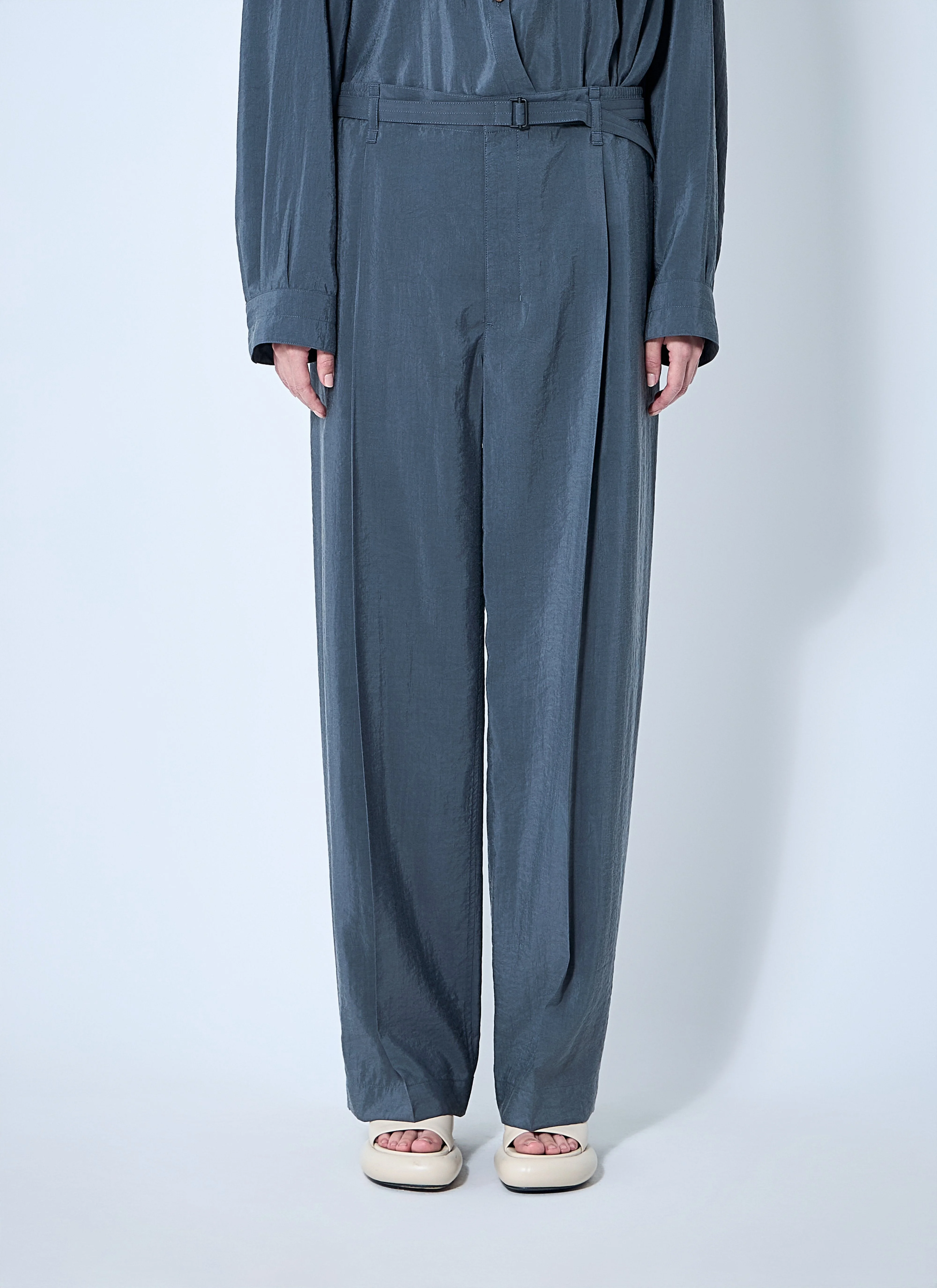 Lemaire Women Belted Pants - 1