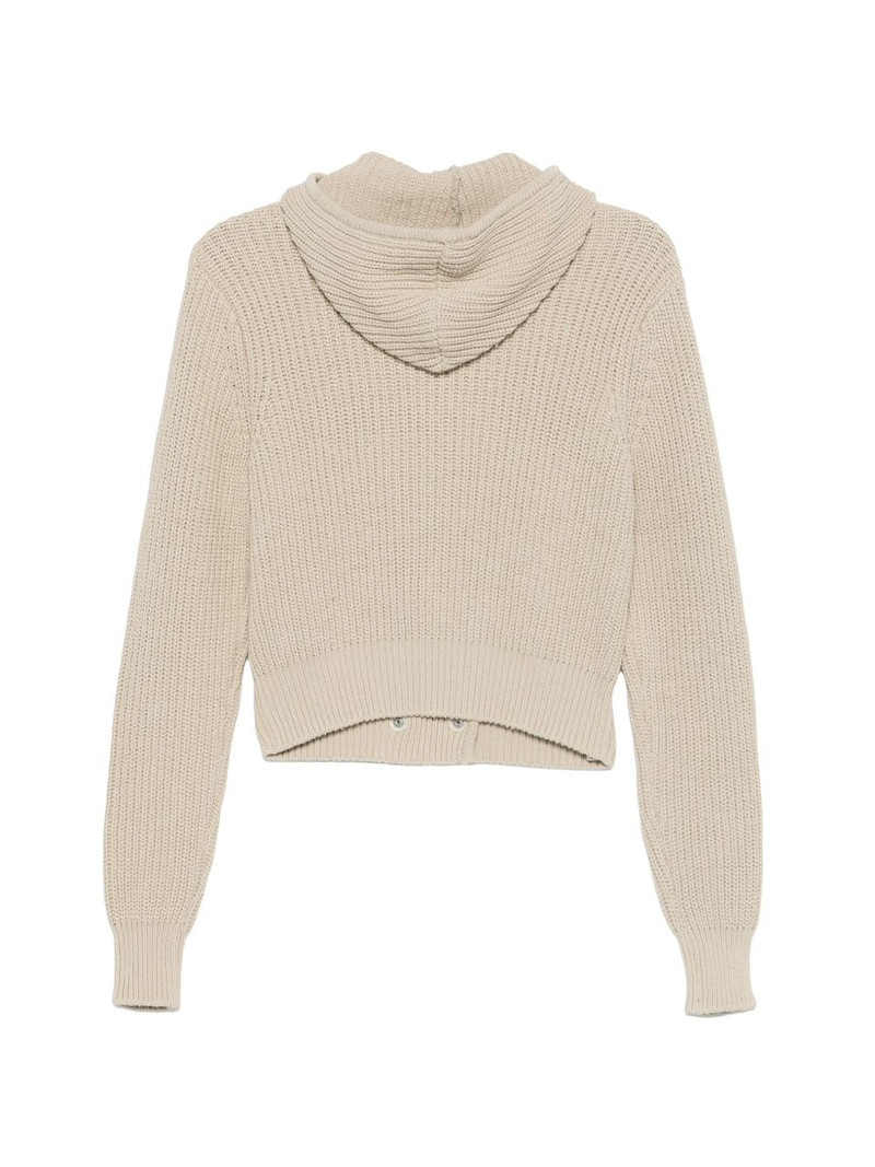 OPEN YY hooded cardigan outlook